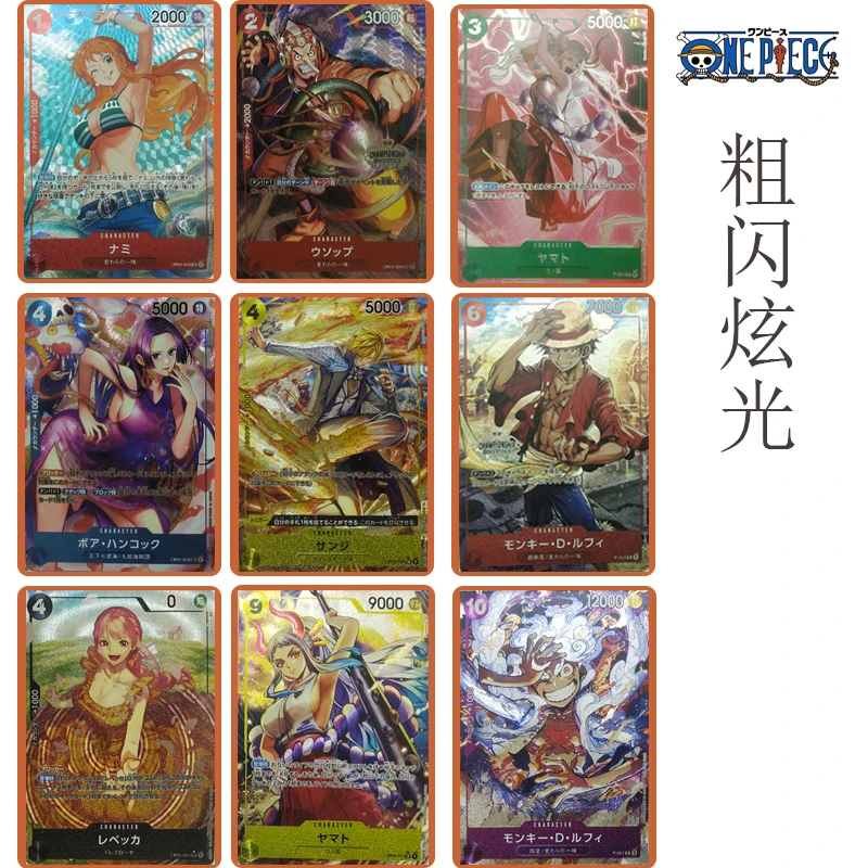 

ONE PIECE Diy Opcg Homemade Card Anime Characters Monkey D Luffy Nami Collectible card toy Christmas birthday gift