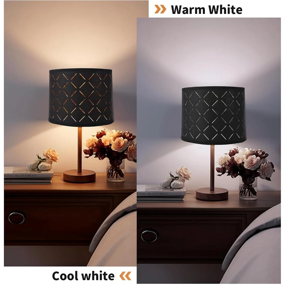 

LUWEI 2Pcs Lamp Shades,Drum Lampshades About 11.6Inchtopx12.6Inchbottomx9.8Inch High,Inches Lampshades For Table Lamp