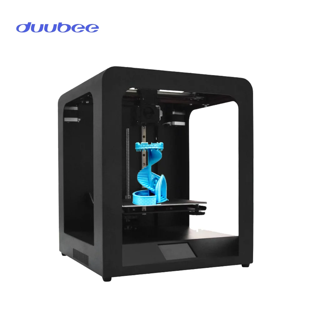 Newest Style Cheapest Price Black Aluminum Alloy + Sheet Metal Foldable Structure Fdm 3D Printer For Home Use