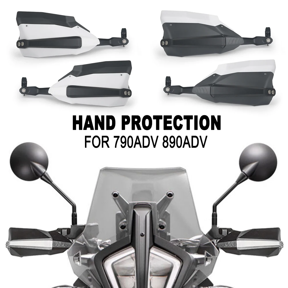 

Motorcycle Hand Guard Wind Deflector Handlebar Handguard Protector Brush Bar Kit For 790ADV 890ADV 790 890 ADV Adventure