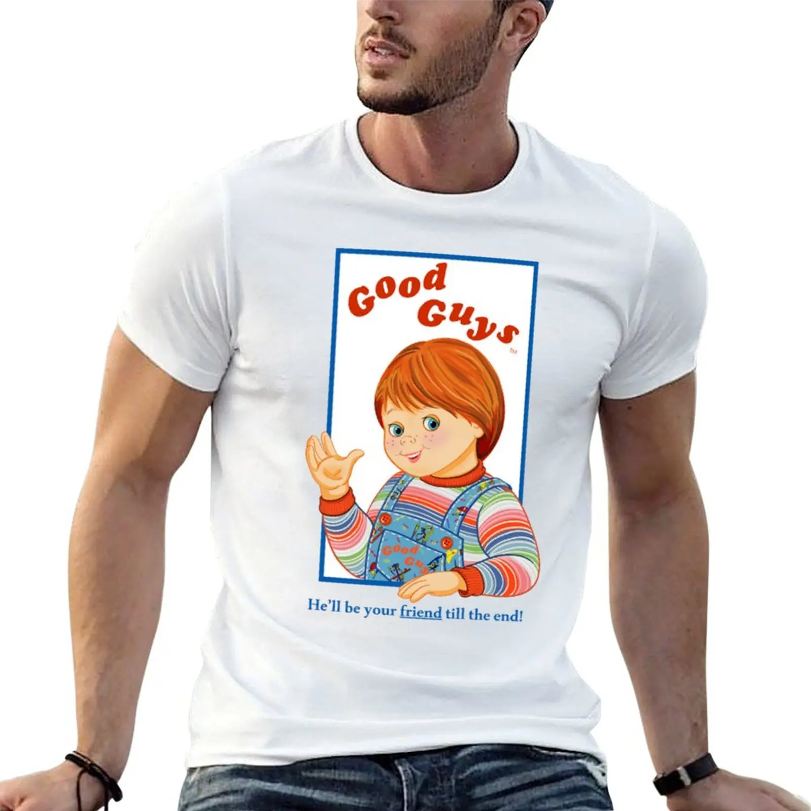 

Childs Play - Good Guys - Chucky T-Shirt funny t shirts man t shirts with prints funny t shirts dark humor T-shirt