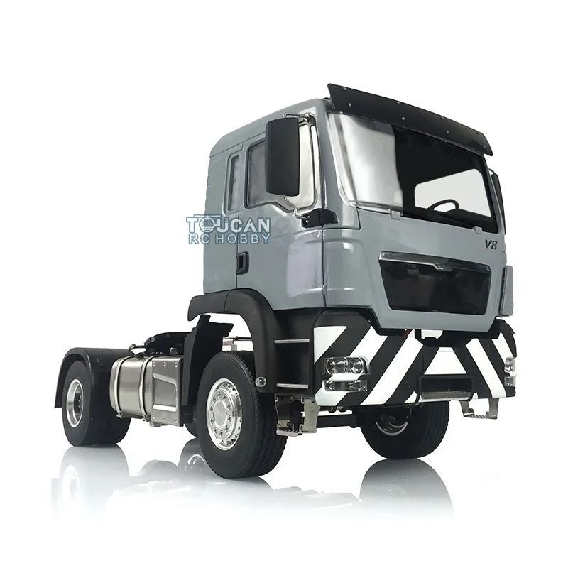 LESU Remote Control Tractor Truck 1/14 Man Tgs 4X2 Metal Chassis Model Motor Painted Cabin for Tamiyay RC Trailer Thzh0950-Smt3