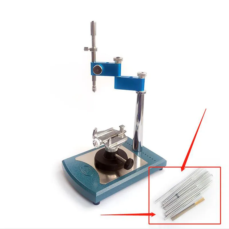 Agujas de observación Dental de 7 piezas, accesorios de visualizador de topógrafo paralelo para Base cuadrada, materiales de herramientas de