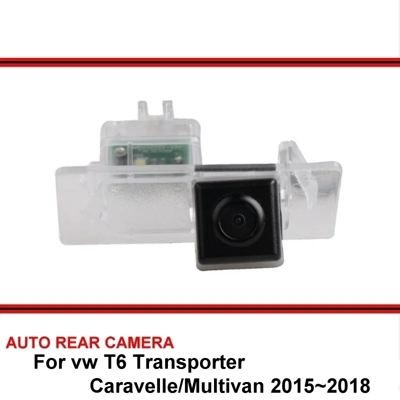 Fisheye For vw T6 Transporter Caravelle Multivan 2015~2018 Night Vision Car Reverse Backup Rearview Parking Rear View Camera HD