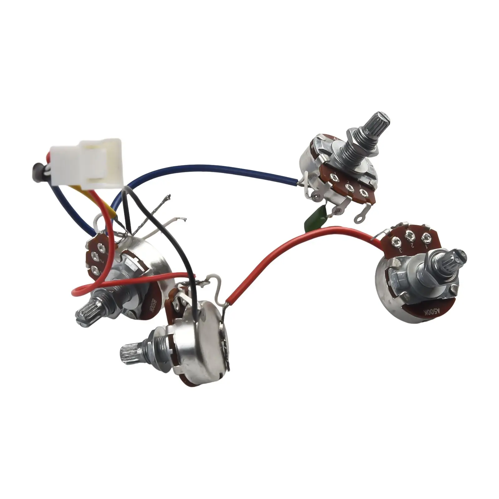Plug-in Circuit Guitar Wiring Musical Instruments 2 Volumes 2Pcs A500K 2Pcs B500K Electric Guitar Plug-in Circuit Assembly