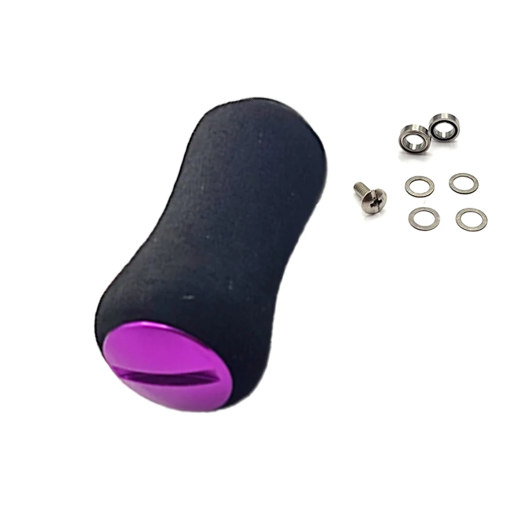 Bearing Gasket Reel Knobs EVA Fishing Reel Handle Knobs Fishing Comfortable Grip EVA Material Lightweight Moisture Resistance