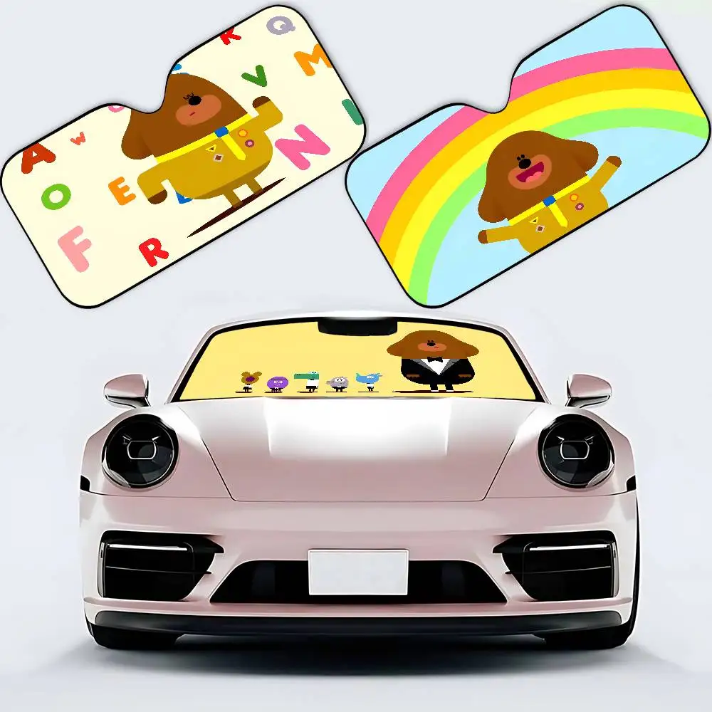 يا D-Duggee الزجاج الأمامي ظلة نافذة السيارة غطاء الزجاج الأمامي الشمس الظل السيارات الشمس قناع سيارة يغطي سيارة الحماية من الشمس