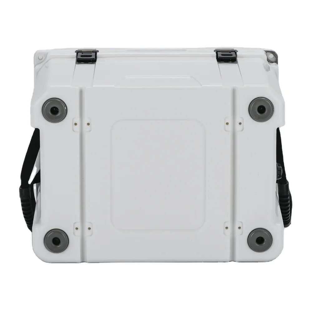 ODM 45QT Heavy Duty Rotomolded Cooler Box with PU Insulation Customizable Logo Divider for Marine   for Food Storage