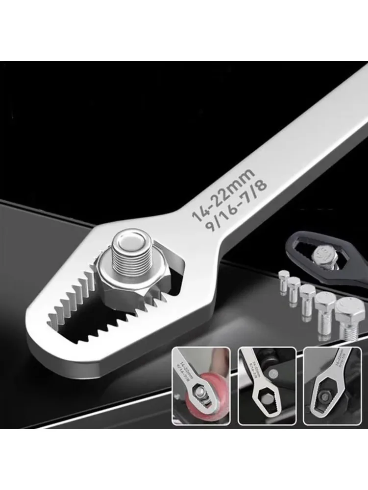 AliExpress 3-17mm Universal Torx Wrench Self-tightening Adjustable Glasses Wrench Board Double-head Torx Spanner Hand Tools for Factory
