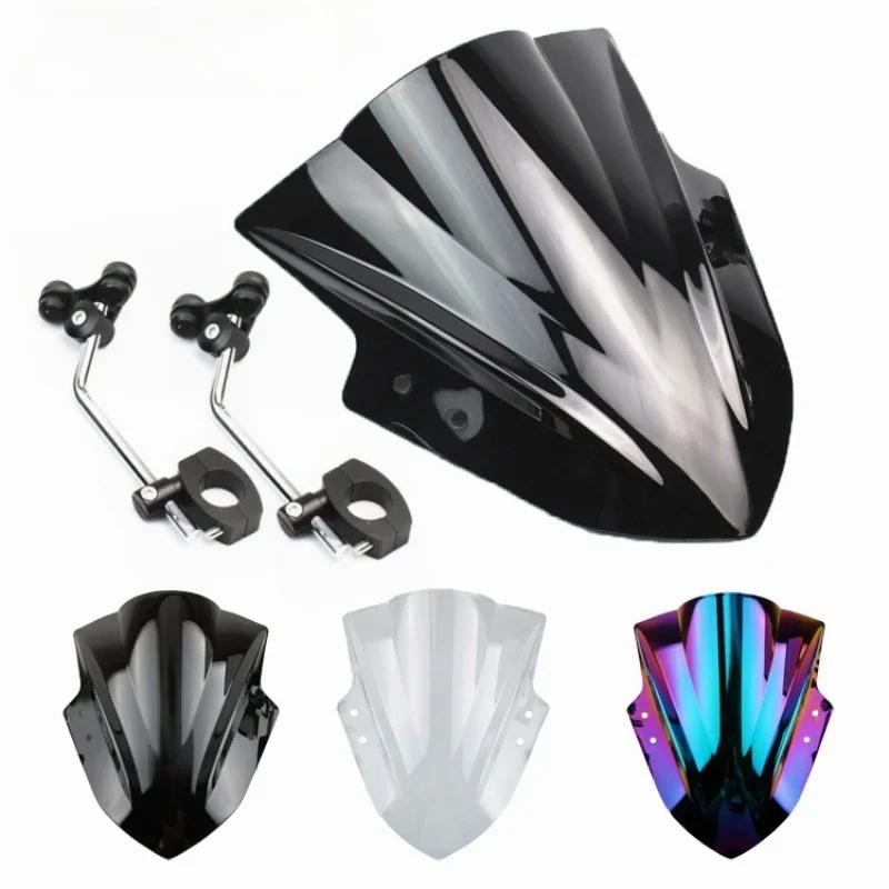 

For CFMOTO 800NK NK800 Motorcycle Sports Visor Windscreen Windshield Windscreen with Mounting Bracket Deflector for CF 800 NK