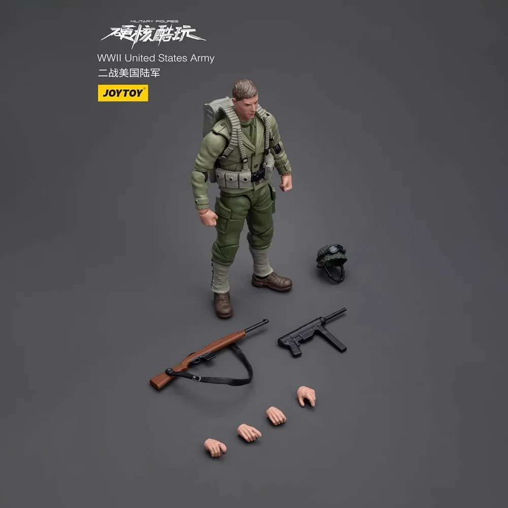 JOYTOY 1/18 액션 피규어 하드 코어 2 차 세계 대전 Wehrmacht 소련 보병 미국 육군 재발행 버전 애니메이션 군사 장난감 선물