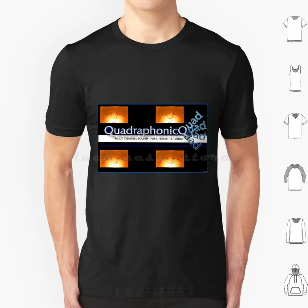 Quadraphonic Quad Forum Shirt With Yellow Vu Meters T Shirt Cotton Men Women DIY Print Quadraphonic Quad Forum Yellow Vu Meters