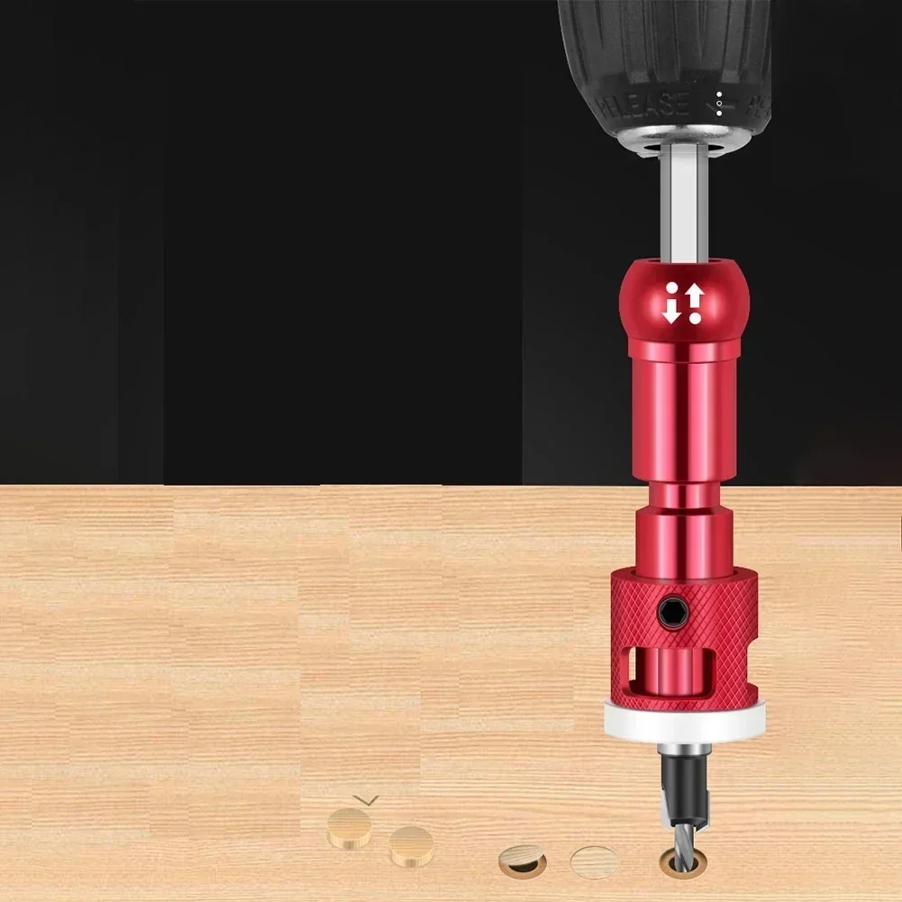 For Drill Presses Low Friction Depth Stop Drill Bits Carbide Tipped Countersink Drill Bits For Precise Countersinking