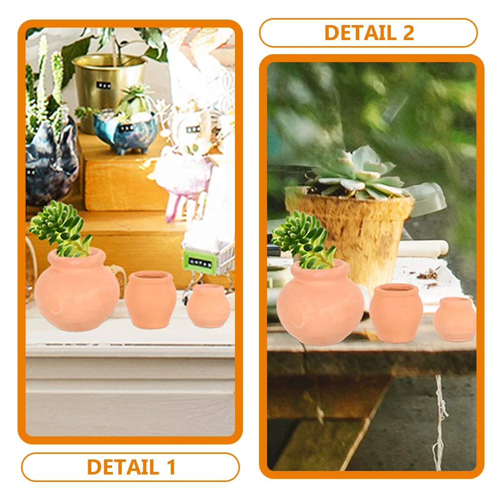 

9Pcs Small Ceramic Plant Pots for Succulents Thickened Nursery Planters Home Office Desk Garden Decor Flower Container Set