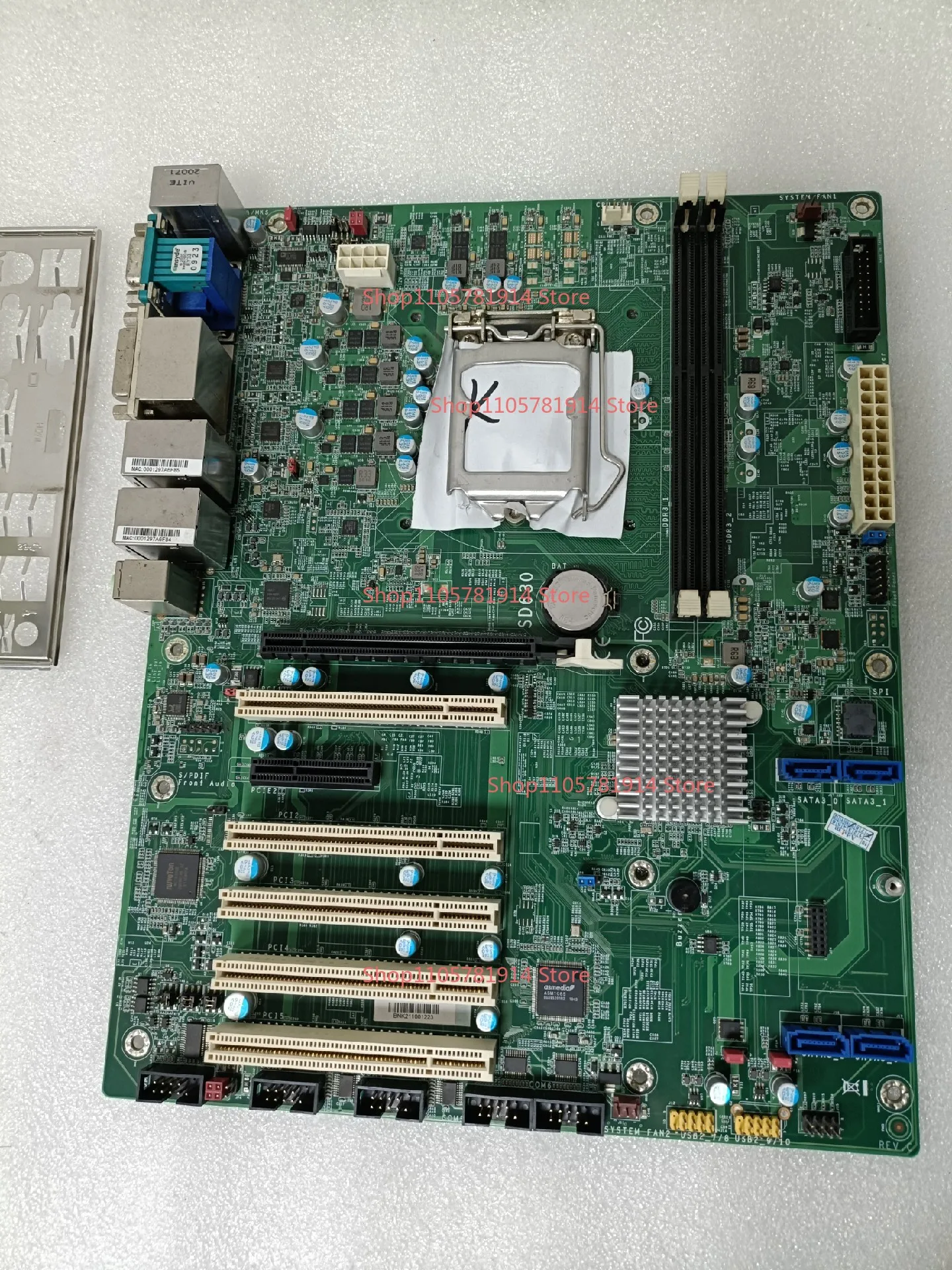 For SD630 H110C Industrial Control Main Board Dual Network Interface Card Support 6th~ 7th Generation CPU with Baffle