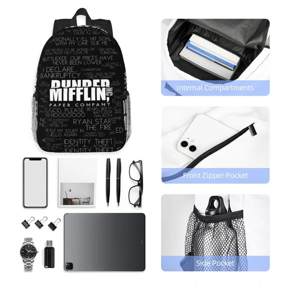 The Office Quotes Dunder Miffl – Women Bags Company Bewertung und Preis