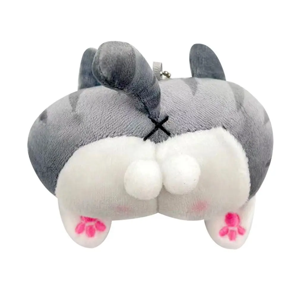 Porte-clés en forme de chat mignon pour étudiant, jouets Fidget, décoration de sac, jouets en peluche bout à bout