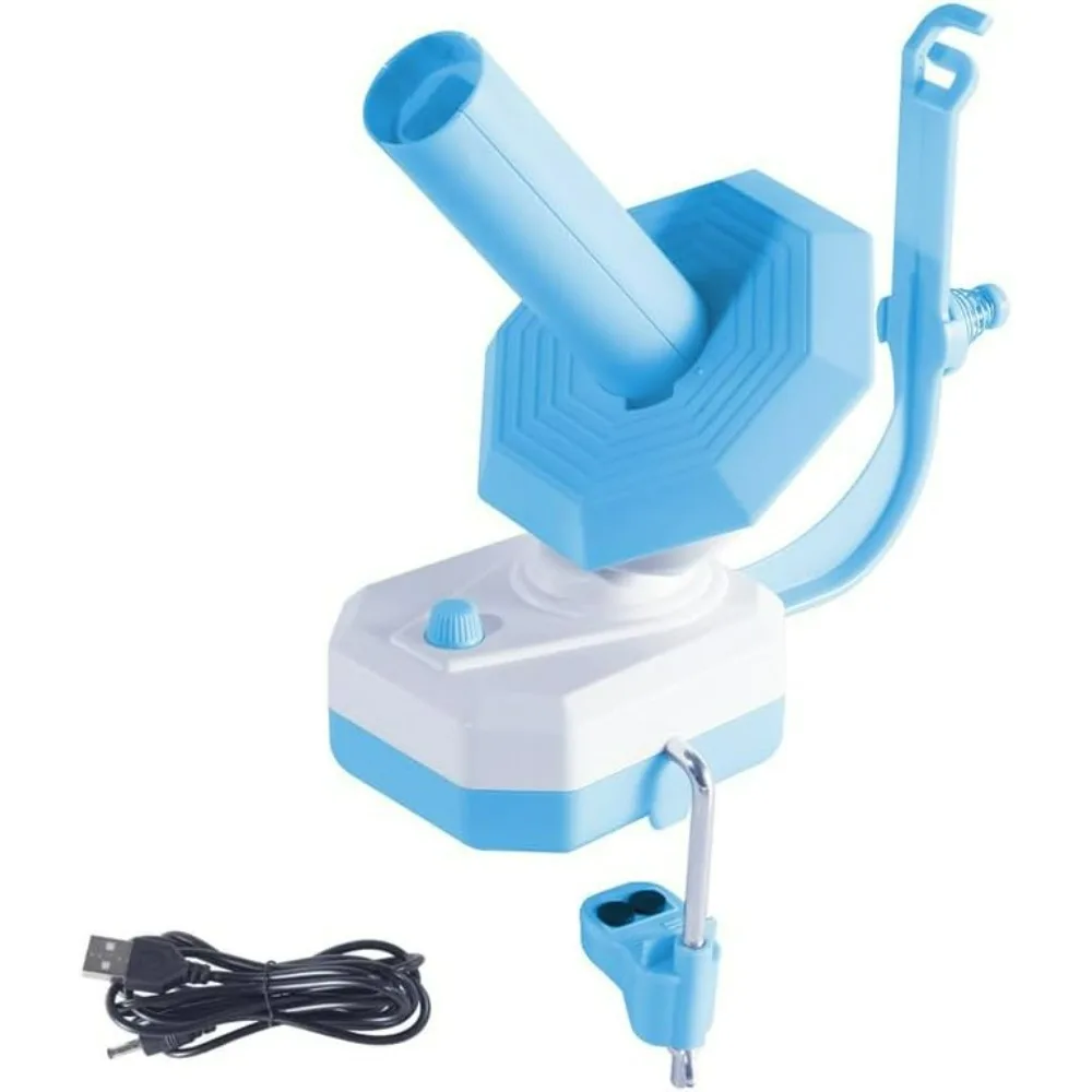 Electric Yarn Winder,Wool Winder for Crocheting,Automatic Yarn Ball Winder Holder Large Capacity 10oz,Yarn Spinner Roller Helper