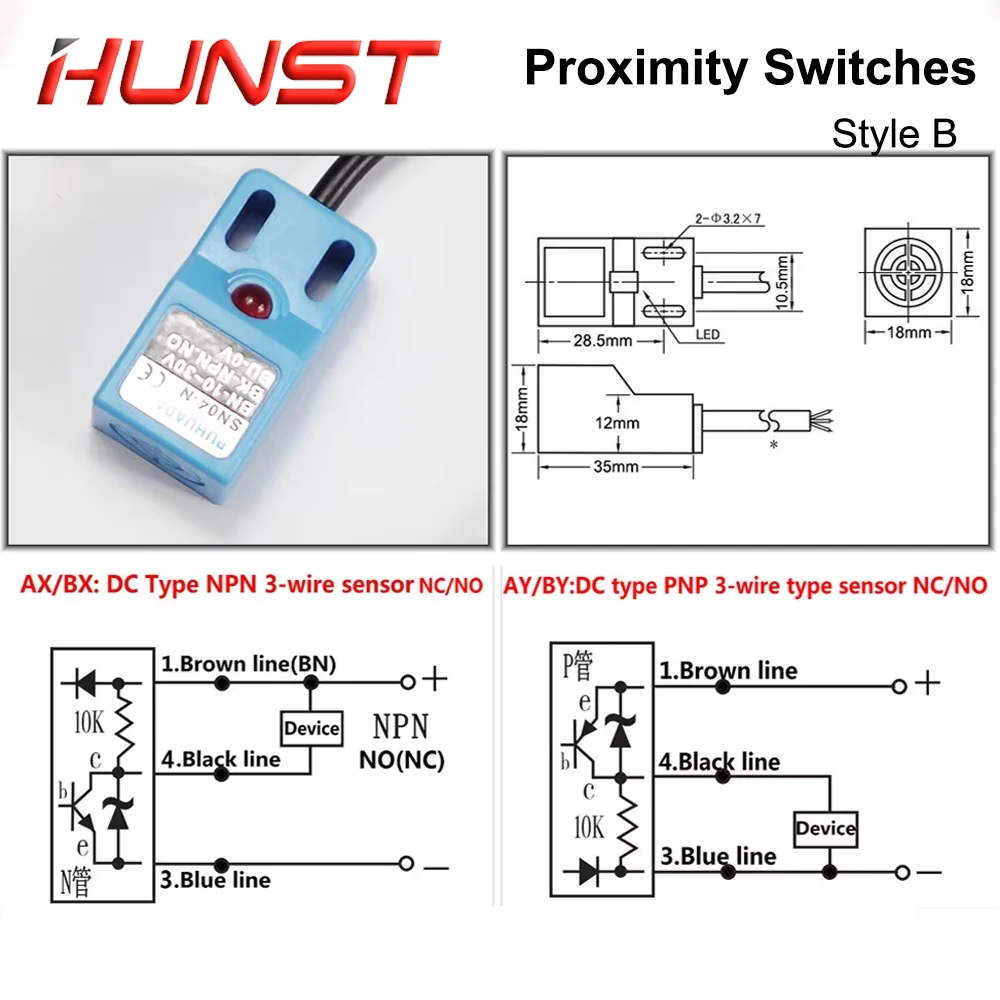 SN04-N 4mm TL-W5MC1 czujnik zbliżeniowy NPN indukcyjny czujnik zbliżeniowy DIY części CNC laserowe endstopy wyłącznik krańcowy przełącznik dotykowy