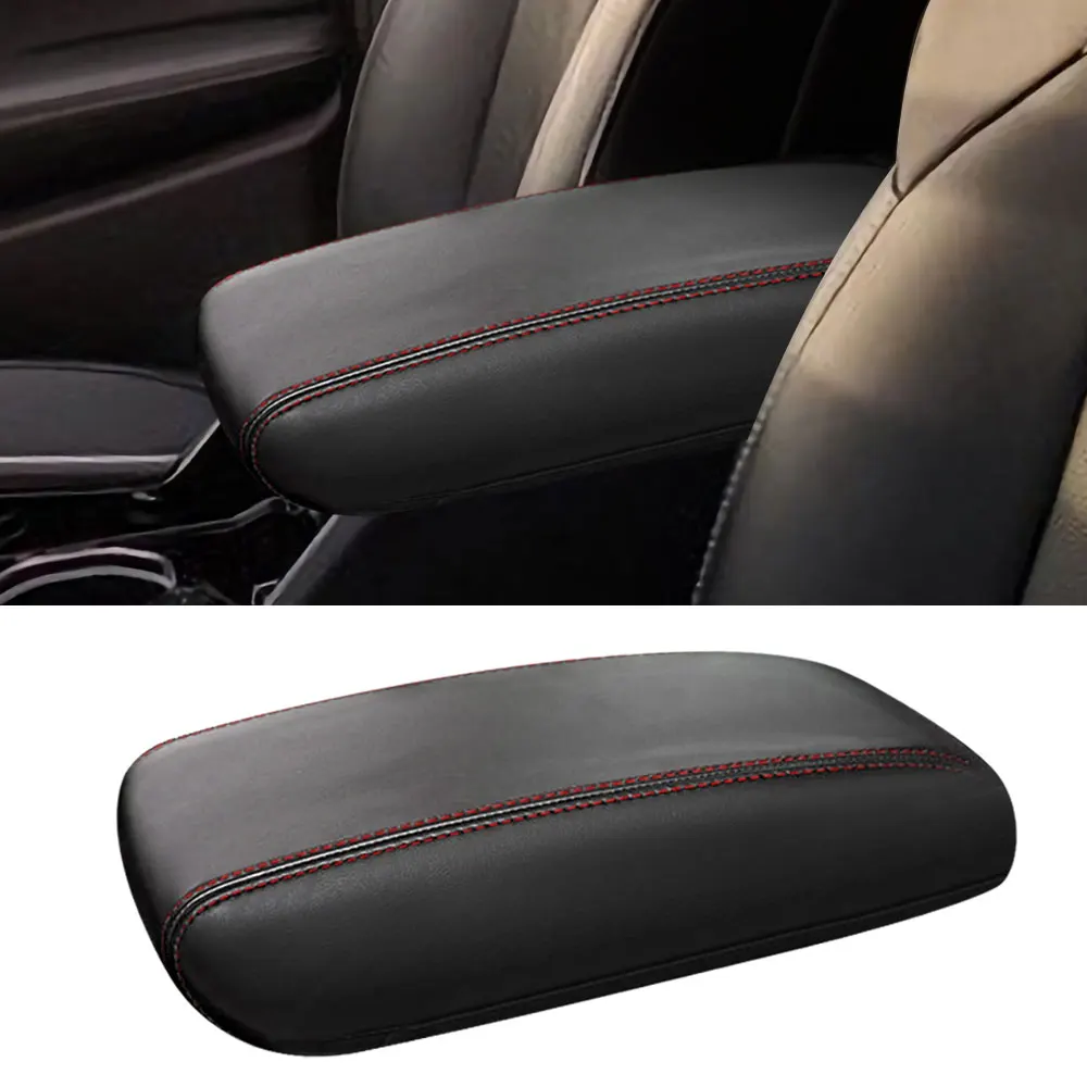 For Jeep Grand Cherokee 2021-2023 Car Armrest Box Cover Pad Leather Center Console Arm Rest Protector Pad Inner Car Accessories