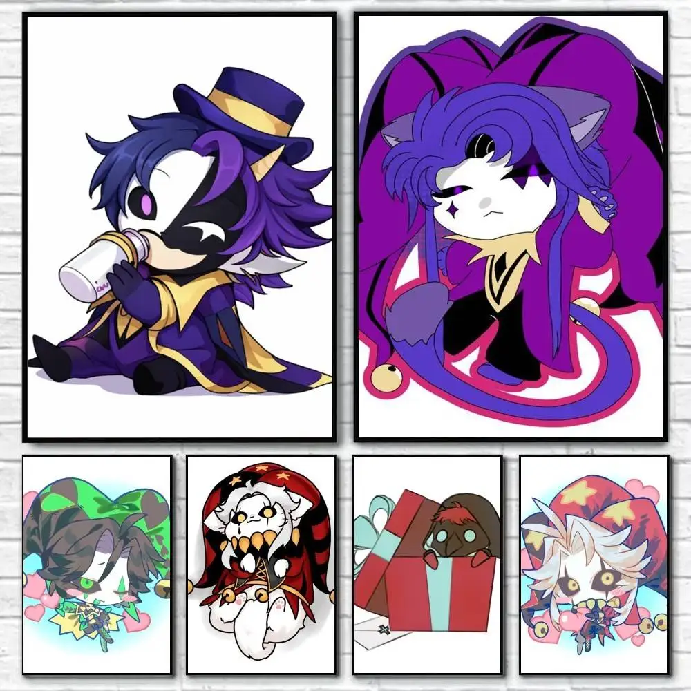 The Freak Circus chibi Cute  Anime Character Poster HD Print Wall Art Home Decor