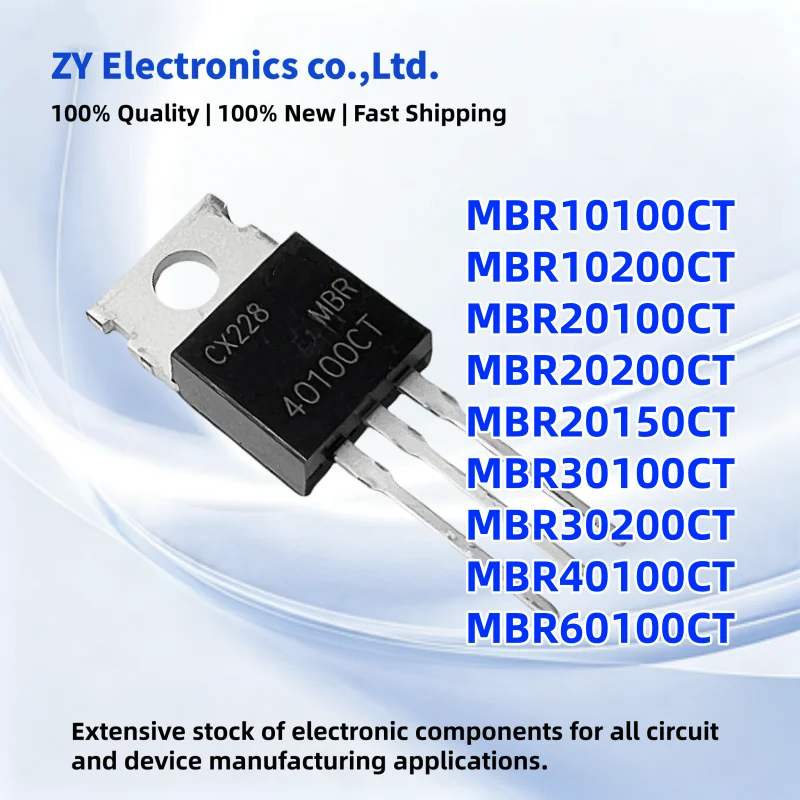 10PCS New MBR20100CT MBR10200CT MBR60100CT MBR10100CT MBR40100CT MBR20200CT MBR20150CT MBR30200CT MBR30100CT TO-220