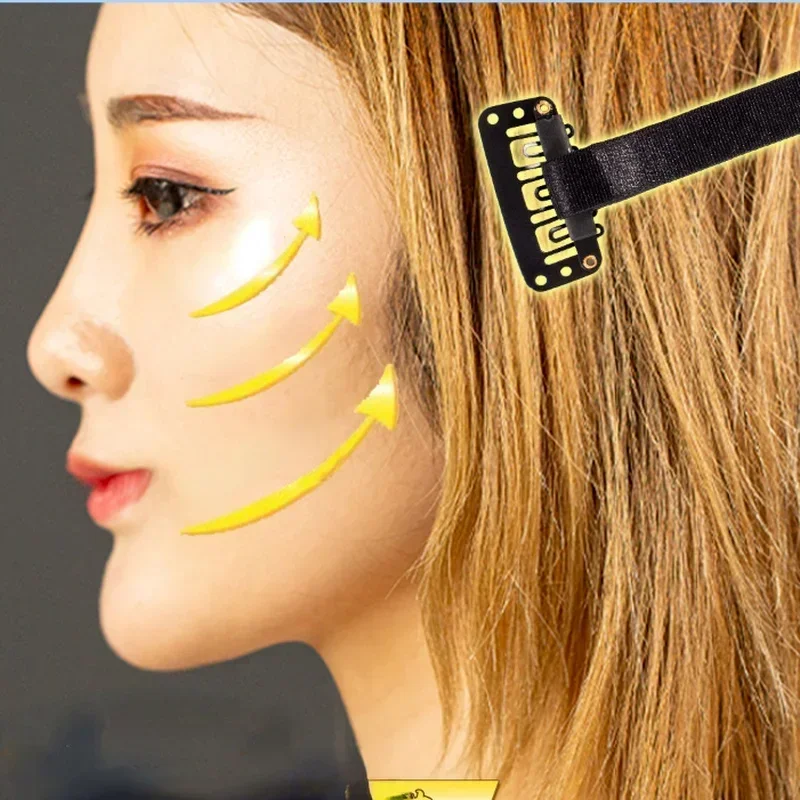 Elastyczne paski do liftingu oczu i brwi, klips BB, regulowana gumka do włosów, taśmy przeciwzmarszczkowe do twarzy.