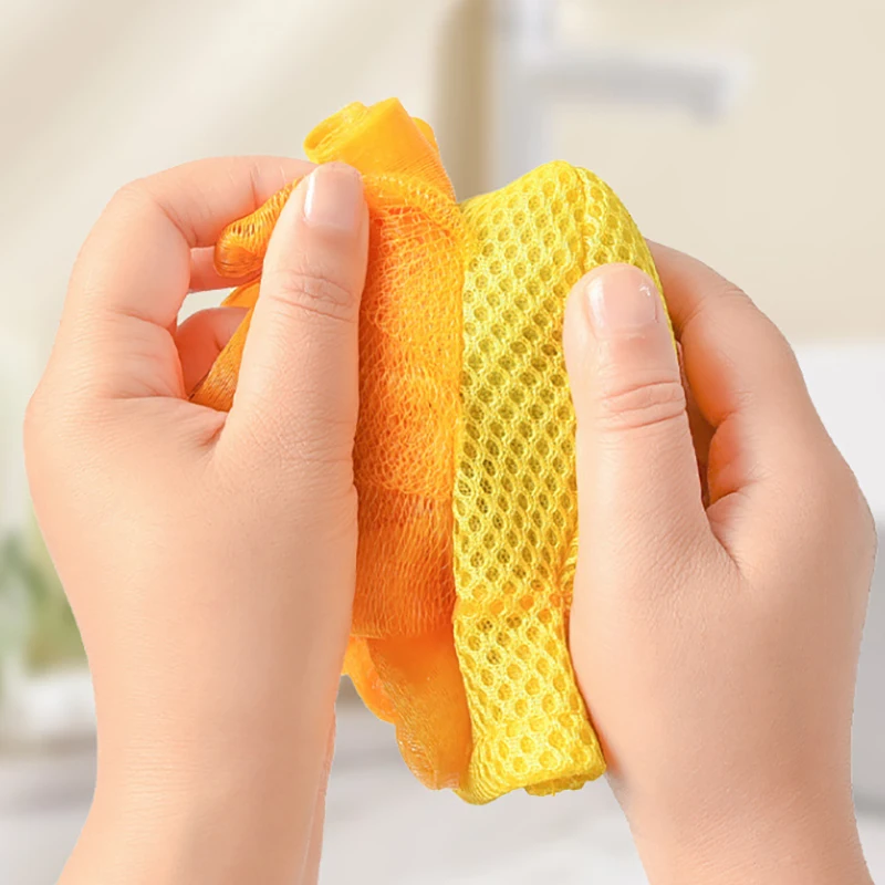 

Fu Character Embroidery Double-sided Soap Lathering Net Bathing Facial Milk Soap Lathering Mesh Bag Thickened Soap Storage Bag