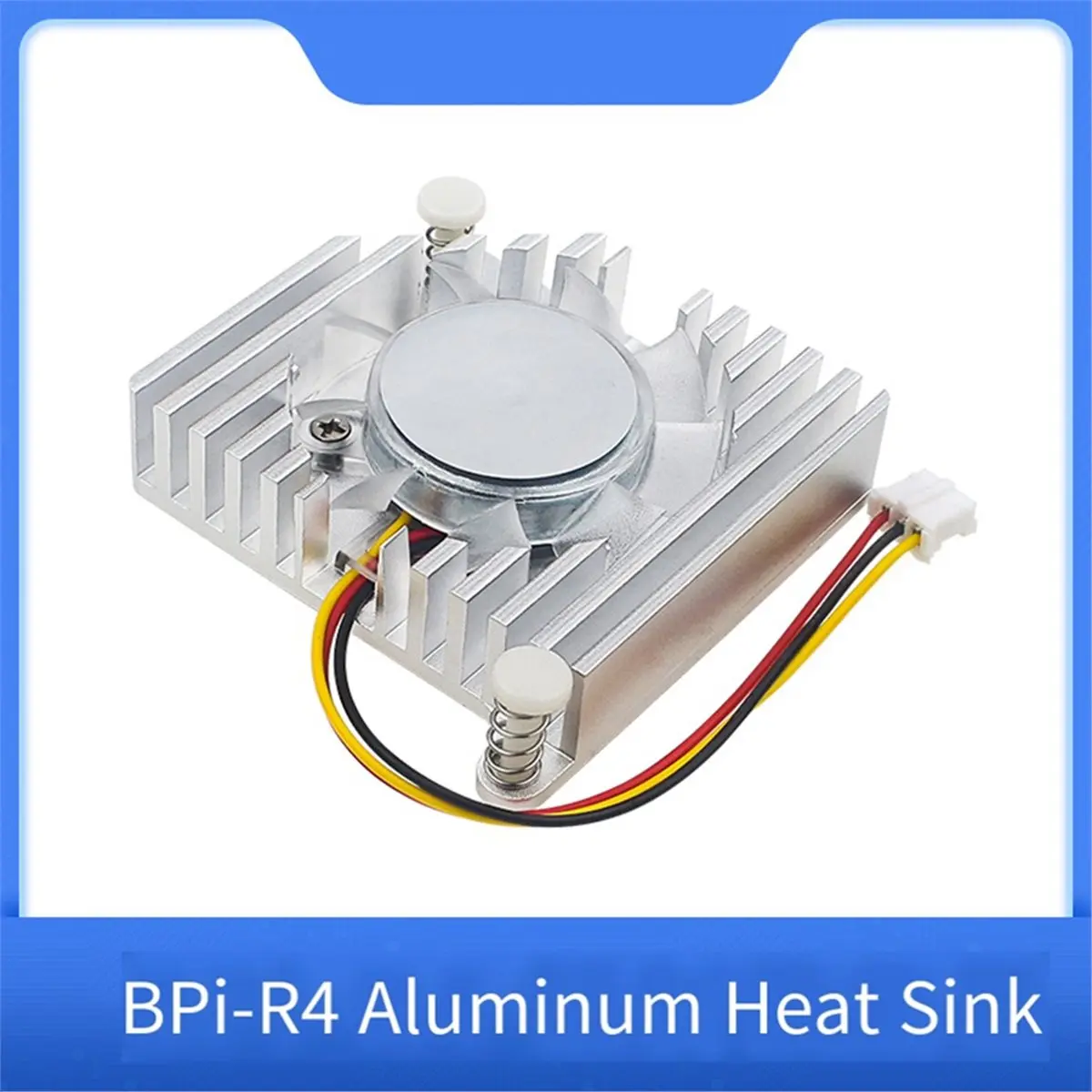 618 Mega Sale 2PCS for Banana Pi BPI-R4 Heat Sink for BPI-R4 and BPI-F3 Routing Board Fan Adjustable Speed Accessories