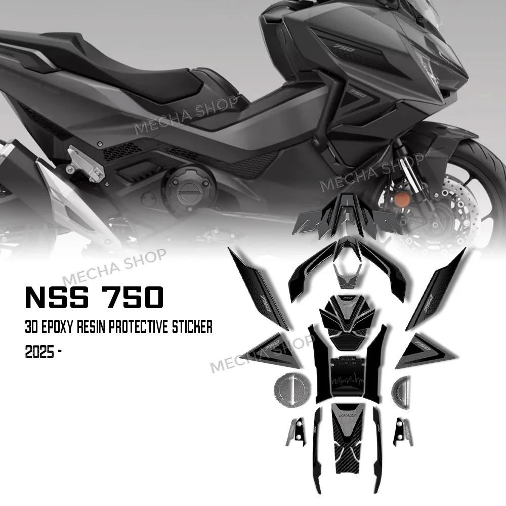 

For NSS750 2025 NSS 750 Accessories Resin Decal Tank Mat Protection 3D Gel Decal