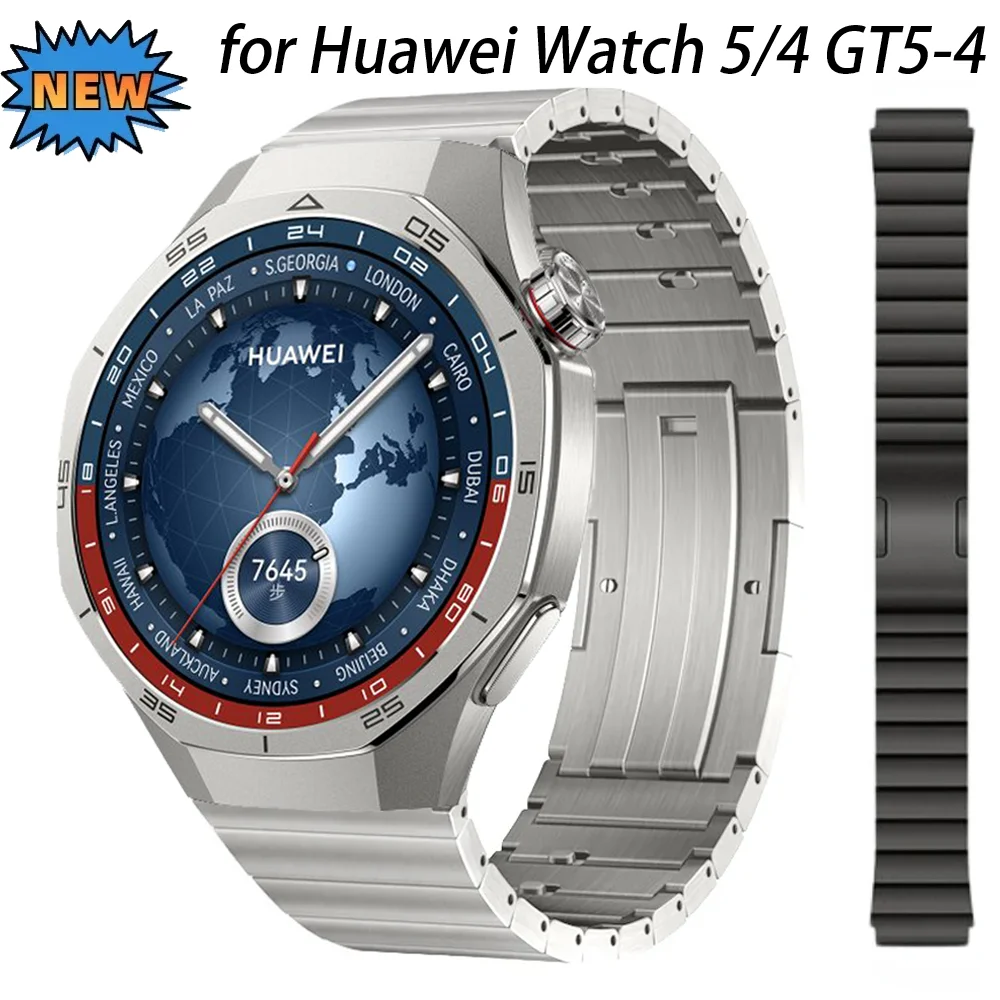 22mm Titanium Strap for Huawei Watch 5/4 GT5-4 Pro 2e Amazfit GTR/Stratos/Bip 6 5/Balance Wristband Samsung Watch 3/Gear S3 Band