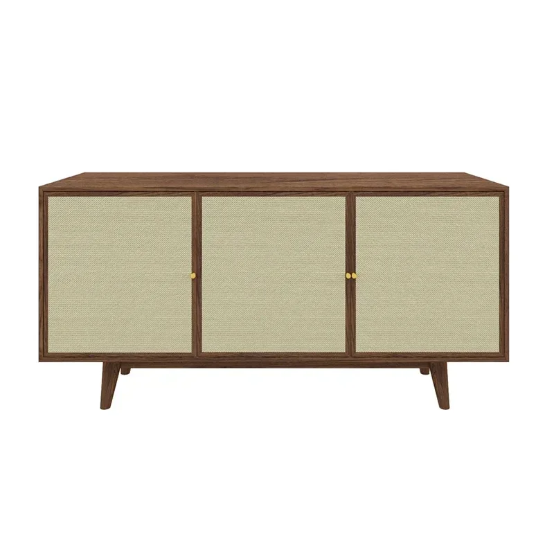 Light Luxury Modern Minimalist Living Room Dining Room Solid Wood Home Side Cabinet Storage Cabinet Tea Cabinet