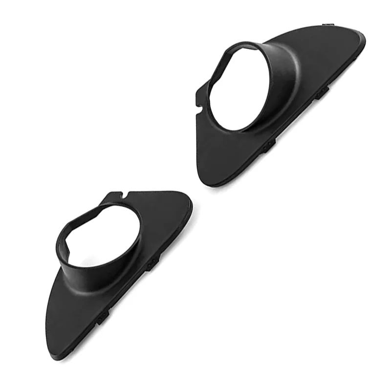 

2X Front Bumper Car Fog Light Covers Frame Surround 51117055525 51117055526 For BMW 6 Series E63 E64 2004-2010 2Door