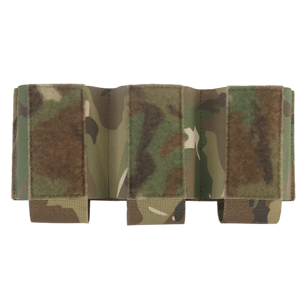 Tactical Triple 762 Magazine Pouch Elastic Retention Hook&Loop MAG Bag Built-in type for Plate Carrier FCPC FCSK Hunting Vest