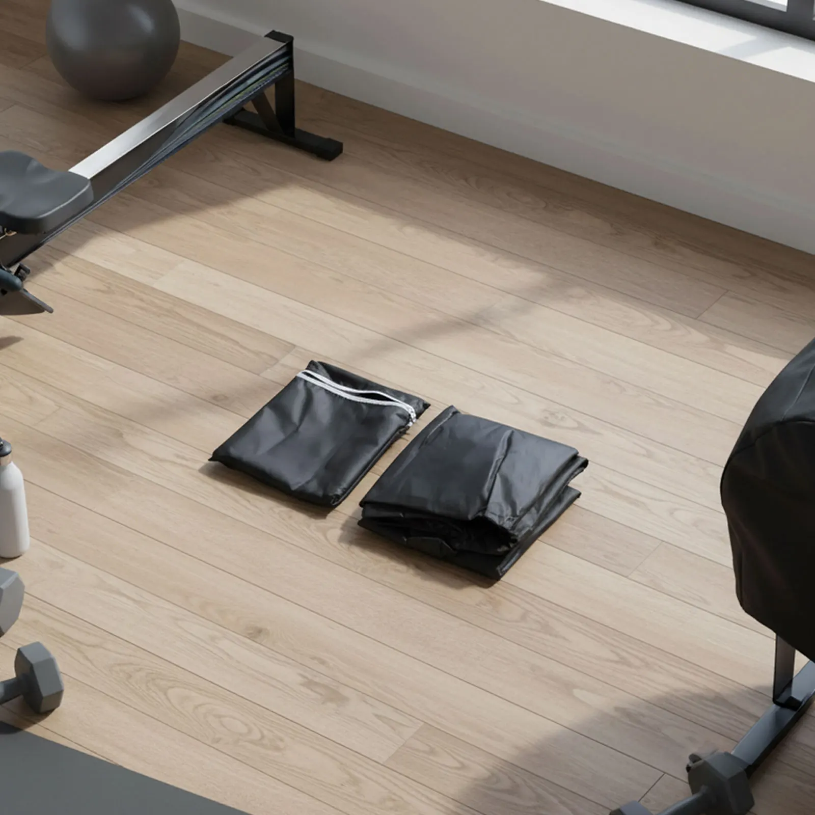 Assured Rowing Machine Cover in Weather Resistant Material Designed to Fit For concept 2 and Similar Equipment