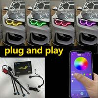 For BMW F80 M3 F82 M4 LCI headlights (yellow/red RGBW), daytime running lights (RGB LED panel), daytime running light module.