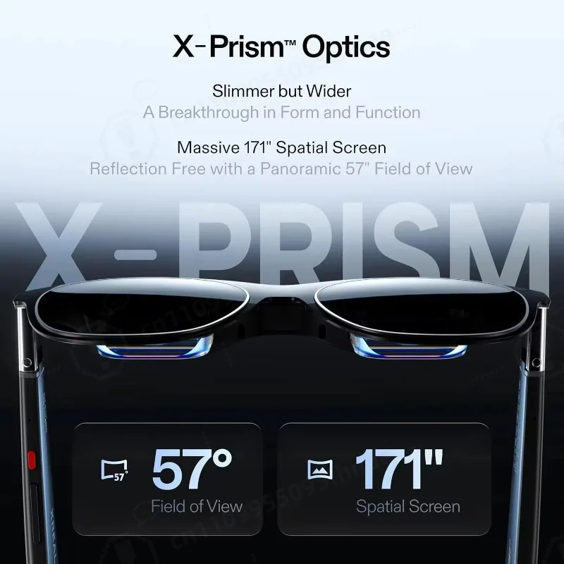 One Pro AR Glasses 120Hz 57°FOV Native 3 DoF Universal Spatial Display Eyewear