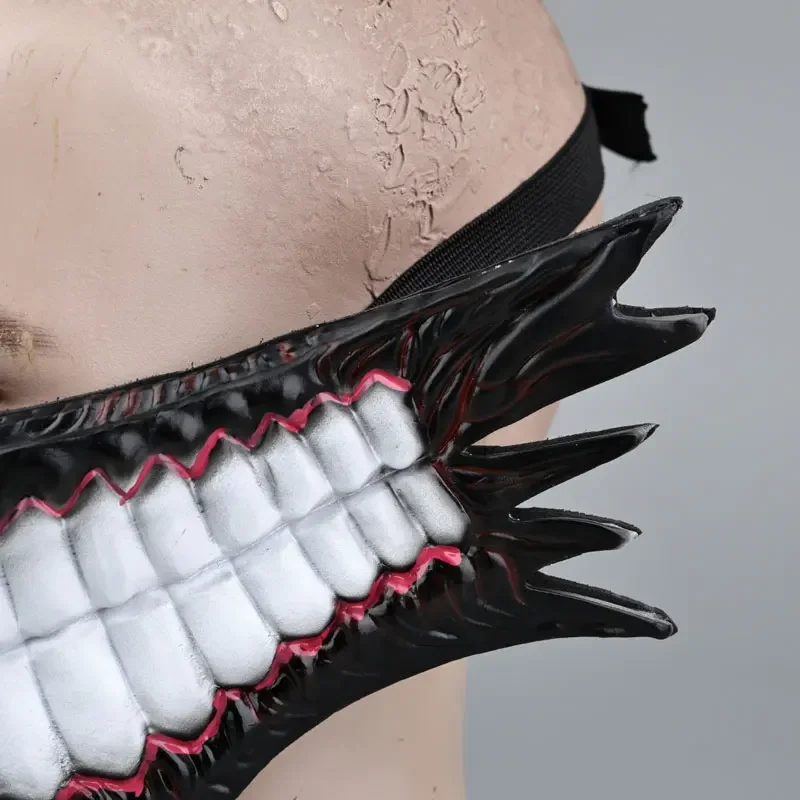 Máscara de Cosplay de Dandadan Ken Takakura Ken Okarun, accesorios de disfraz de juego de rol de Anime de PVC suave, máscara de mascarada aterradora de Dandadán para adultos