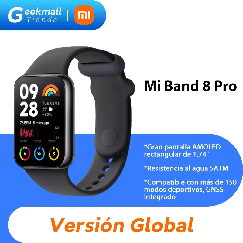 Global Version Xiaomi MI Band 8 Pro 1.74