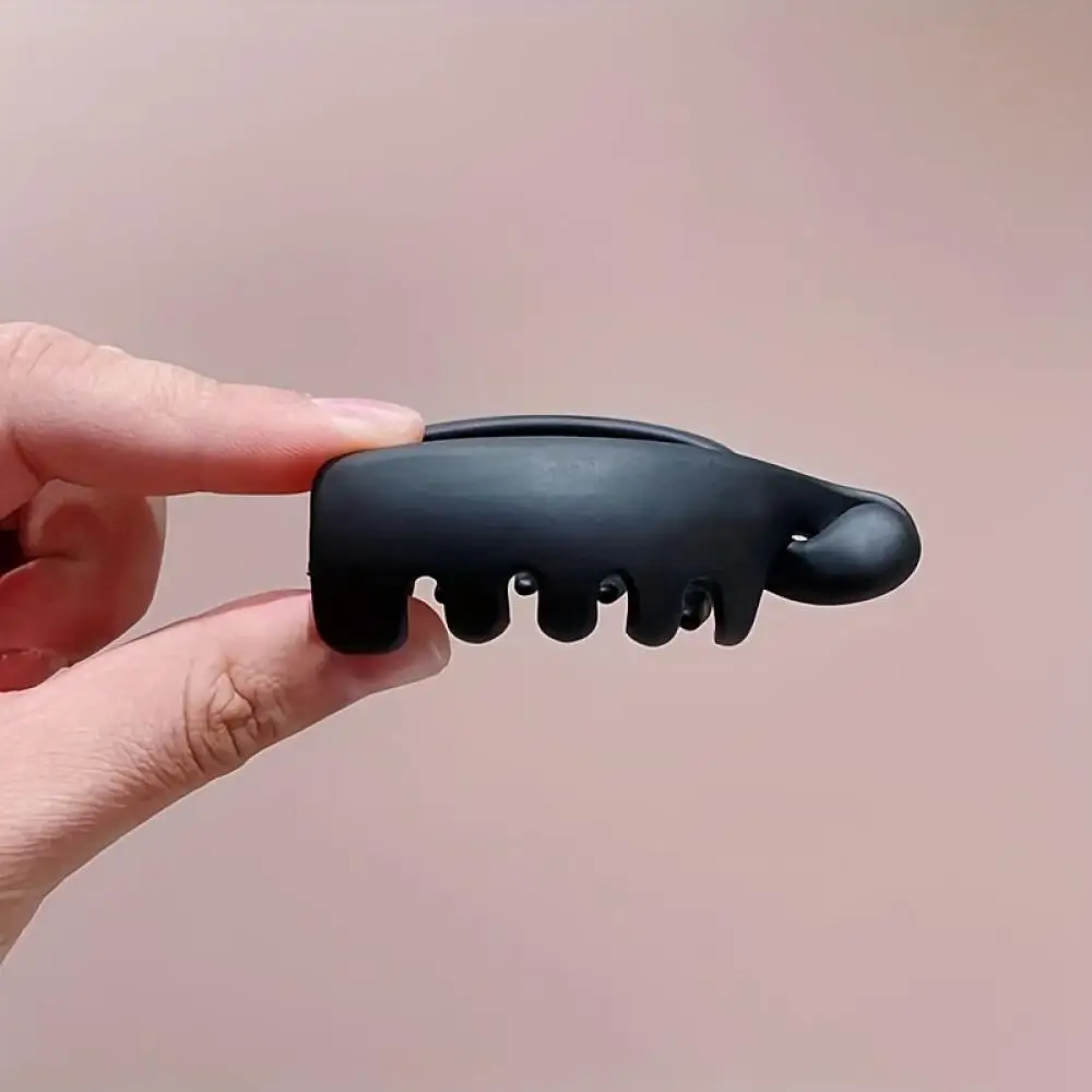 4/1 Stück Bananen-Haarspangen, kleine Größe, vertikale Haarspangen für Damen, elegante Haarnadeln für hohe Pferdeschwänze, Twist-Haarspangen, schlichte Haaraccessoires – Detail 9