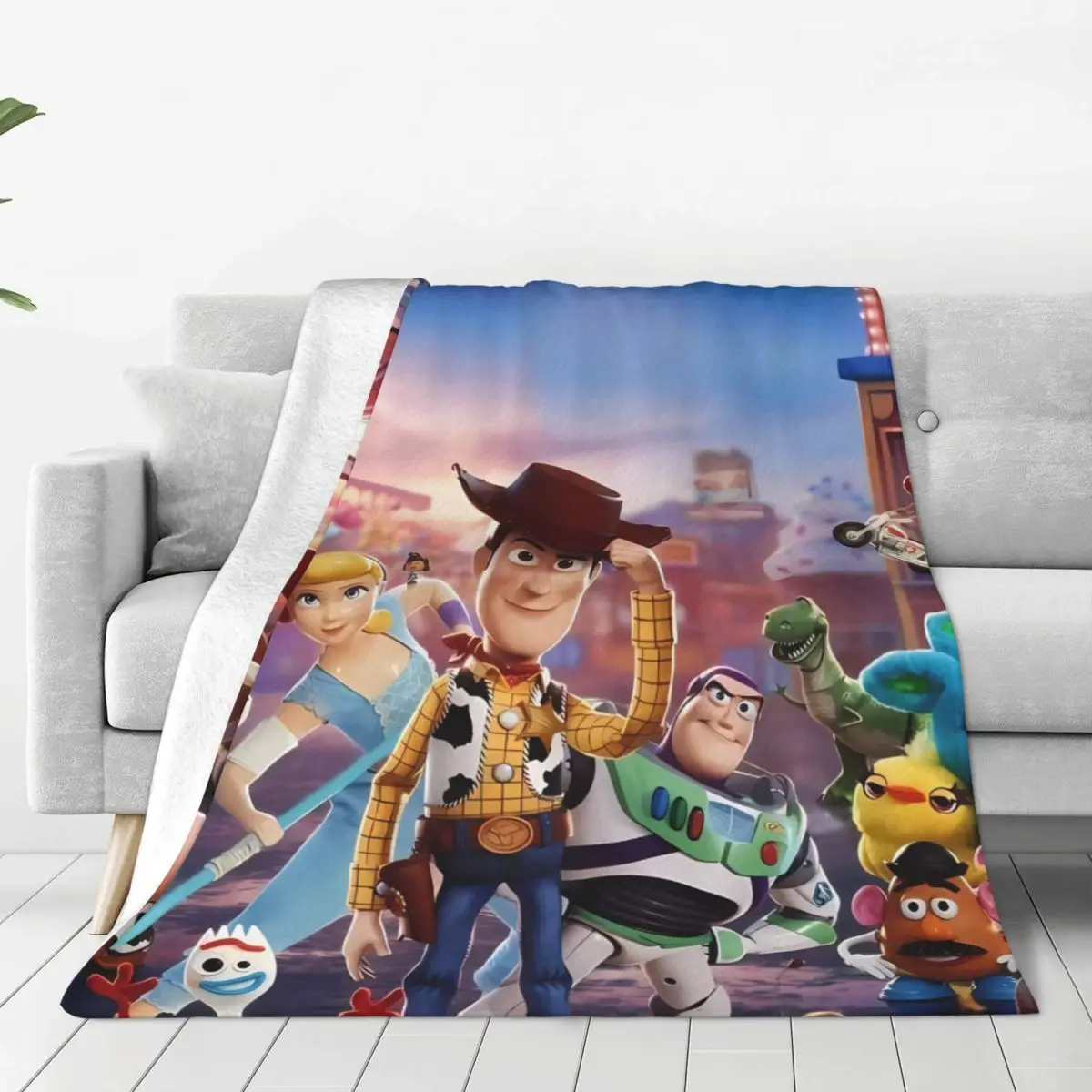 Toy Story Buzz Lightyear Blankets Soft Warm Novelty Plush Throw Blanket For Couch Chair Camping Flannel Bedspread Bed Cover