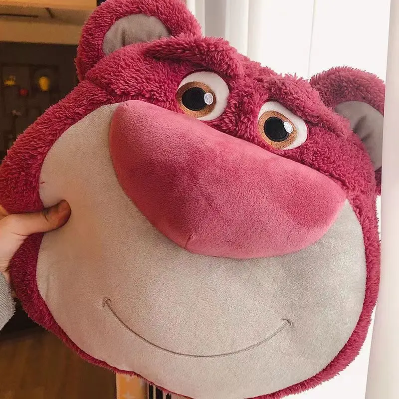 Disney Kawaii Lotso Stuffed Plush Toys Doll Toy Story 3 Cartoon Anime Lots-o'-Huggin' Bear Sofa Cushion Pillow Peluches Gift