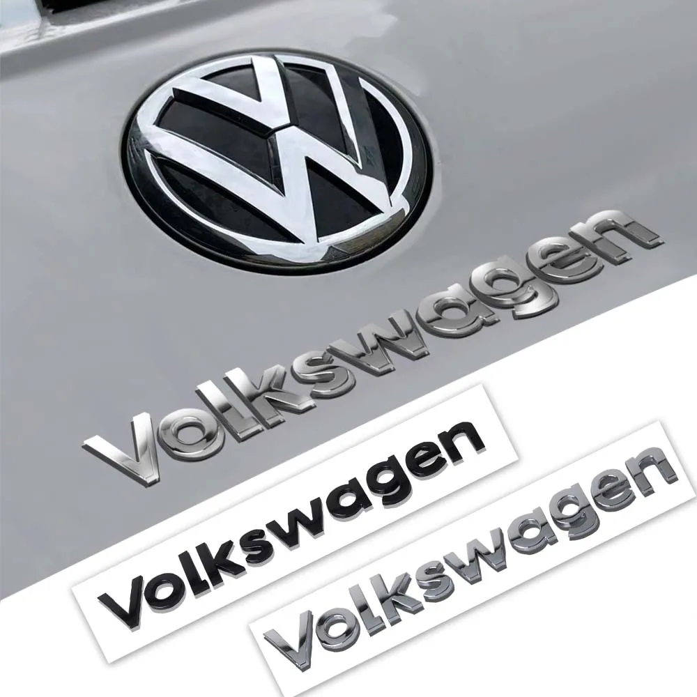 Car Styling Tail Trunk Badge Decoration Sticker For Volkswagen VW Golf Touareg Passat B6 Polo Tiguan Scirocco Jetta Caddy Sharan