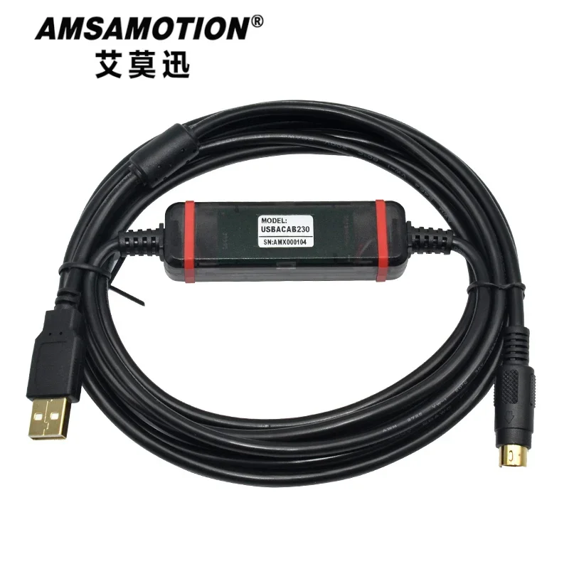 USBACAB230 FTDI Chip High Speed USB-DVP Programming Data Download Cable DVP ES EE SS Suitable for Delta PLC Free Drive