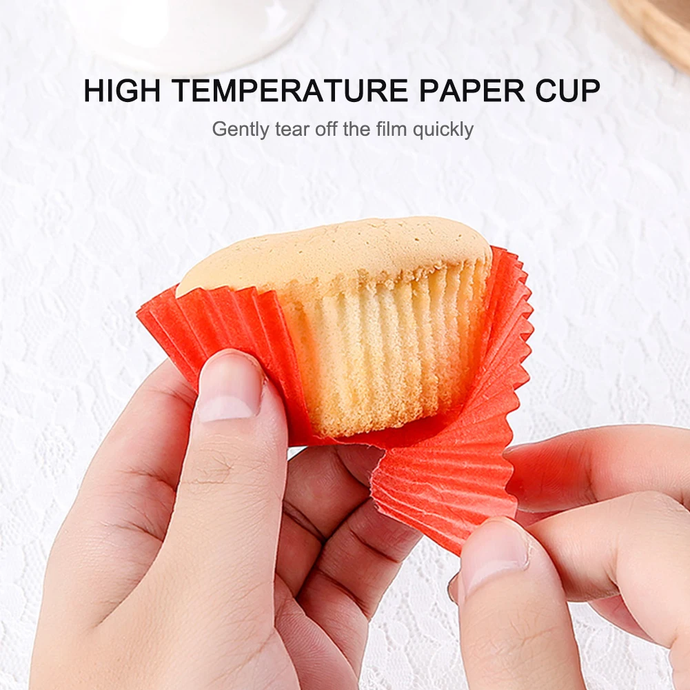 100PCS Cake Paper Cups Mini Cupcake Muffin CupCake Baking Mold Dessert Paper Cup Cake Tray Pastry Tools Supplies Cake Tools