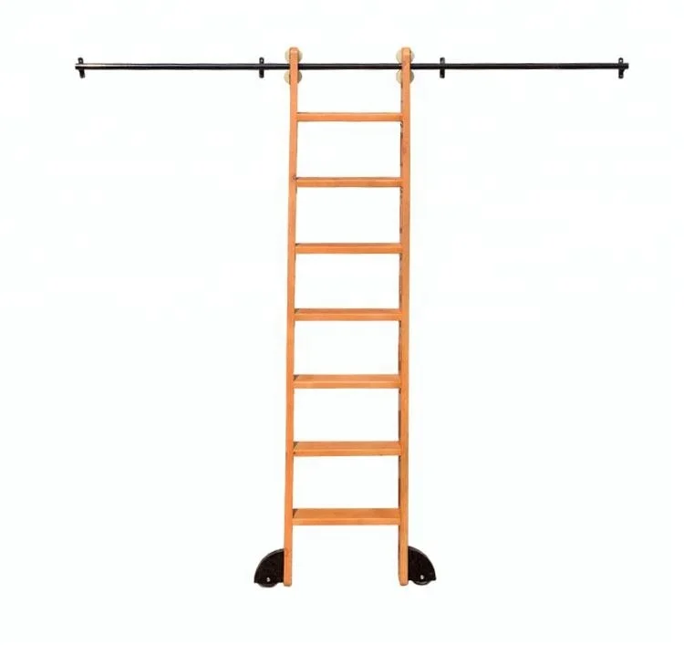 Practicable European Style Wooden Ladder Bookshelf, 5 Tier Storage Shelf, Home Office Decor, Space Saving Organizer