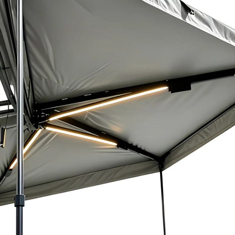 Freestanding Aluminum 270 Degree Car Side Awning Four‑Season Foldable Waterproof Shelter For 4x4 SUV Truck Outdoor Camping Equip