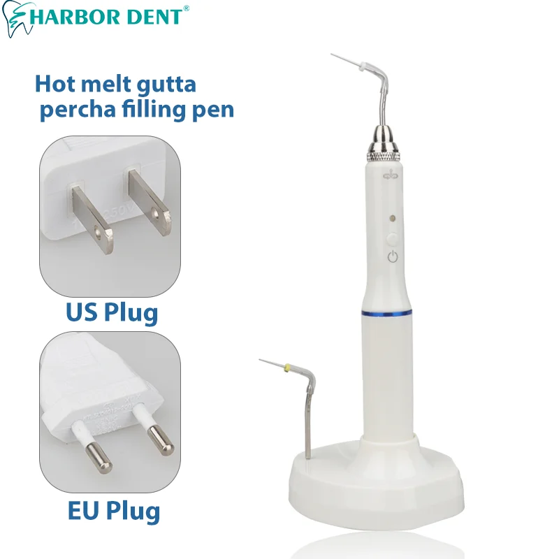 

Dental Hot Melt Gutta Percha Flling Pen Cordless Wireless Obturation System Heat Pen +2 Tips 3s Heating Endodontic Root Tools