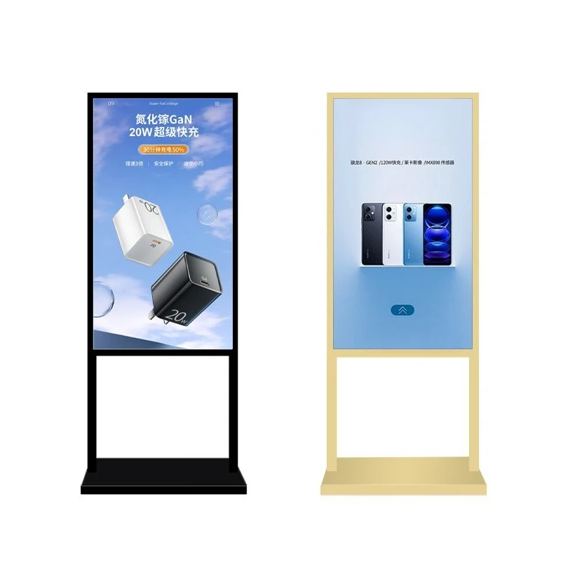 

Вертикальный электронный рекламный дисплей для супермаркетов, портативная мобильная рекламная машина