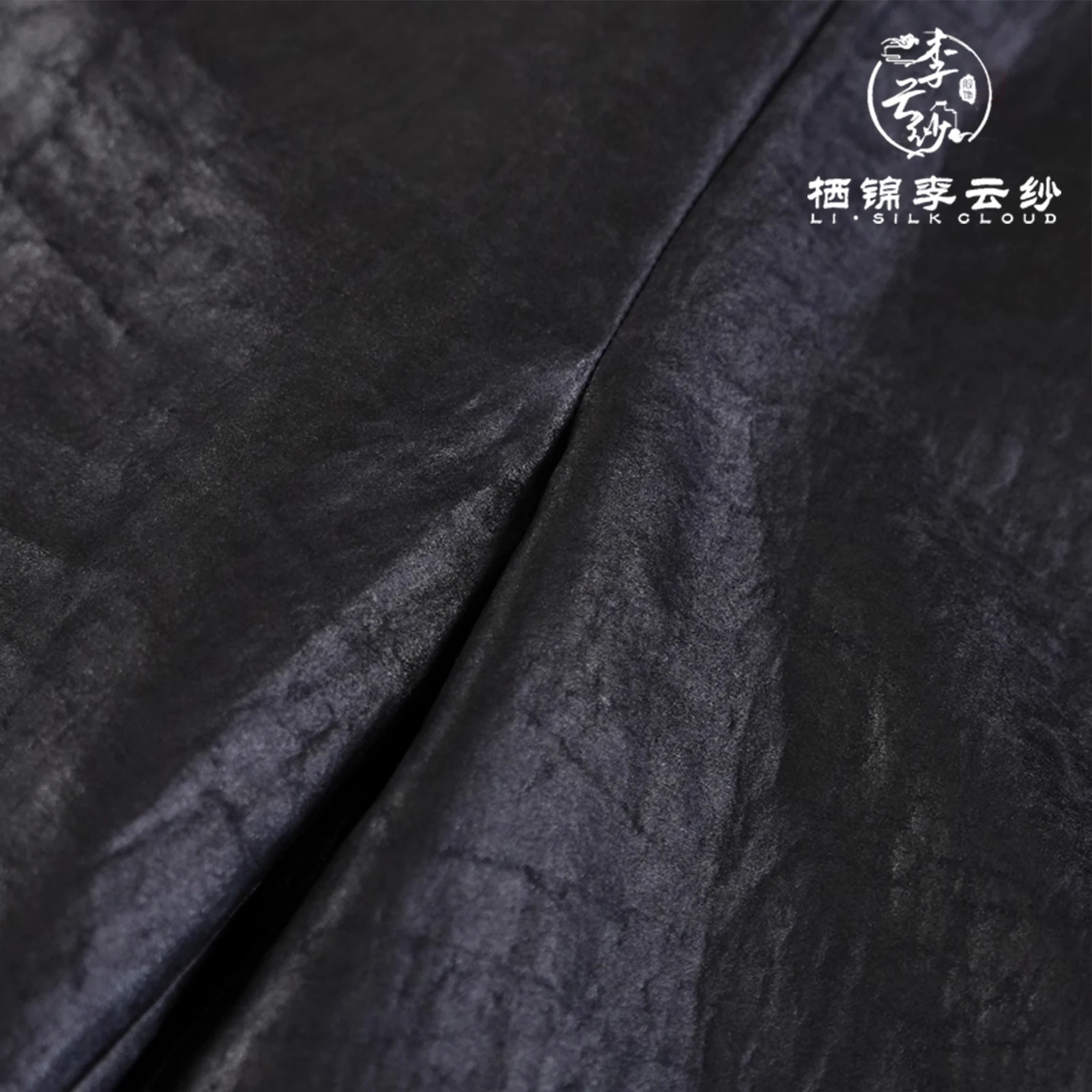 LI SILK CLOUD xiangyunsha 바지 - 부드러운 피부 친화적인 소재, 클래식한 동양 바지 광둥 블랙 펄 광둥 거즈